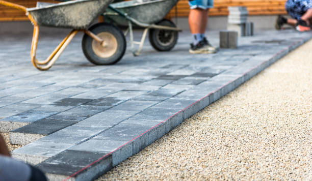 Cobblestone Driveway Installation in Pantops, VA